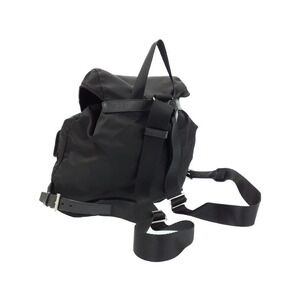 Prada Daybag Tessuto Rucksack Backpack Black Two Pocket